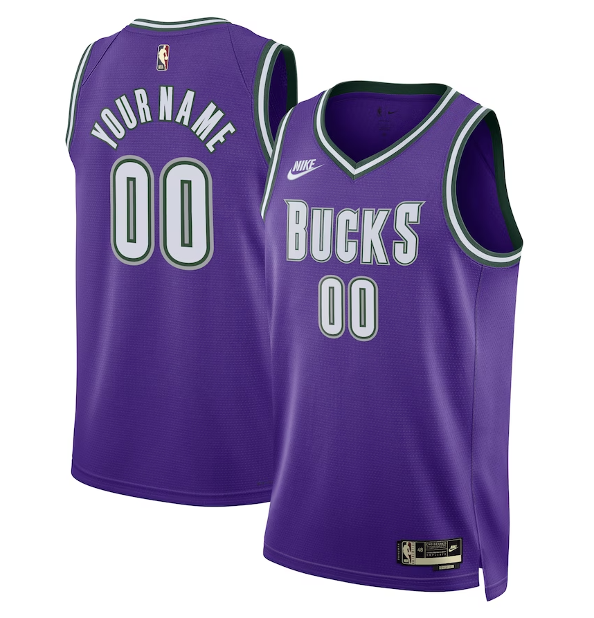 Maillot Milwaukee Bucks Swingman Personnalisable
