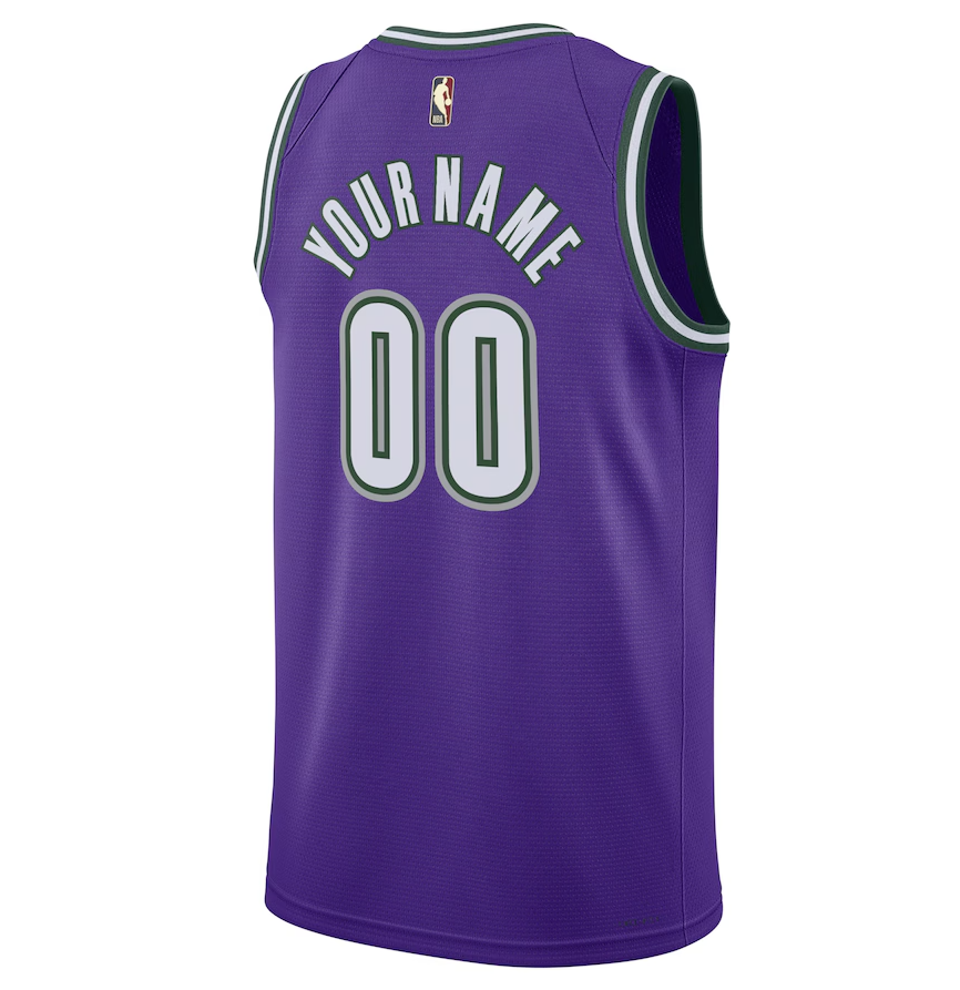 Milwaukee Bucks Swingman Customizable Jersey