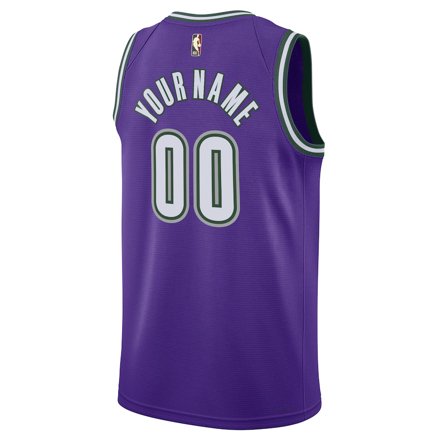 Maillot Milwaukee Bucks Swingman Personnalisable