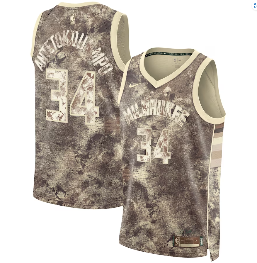 Maillot Milwaukee Bucks Swingman Personnalisable