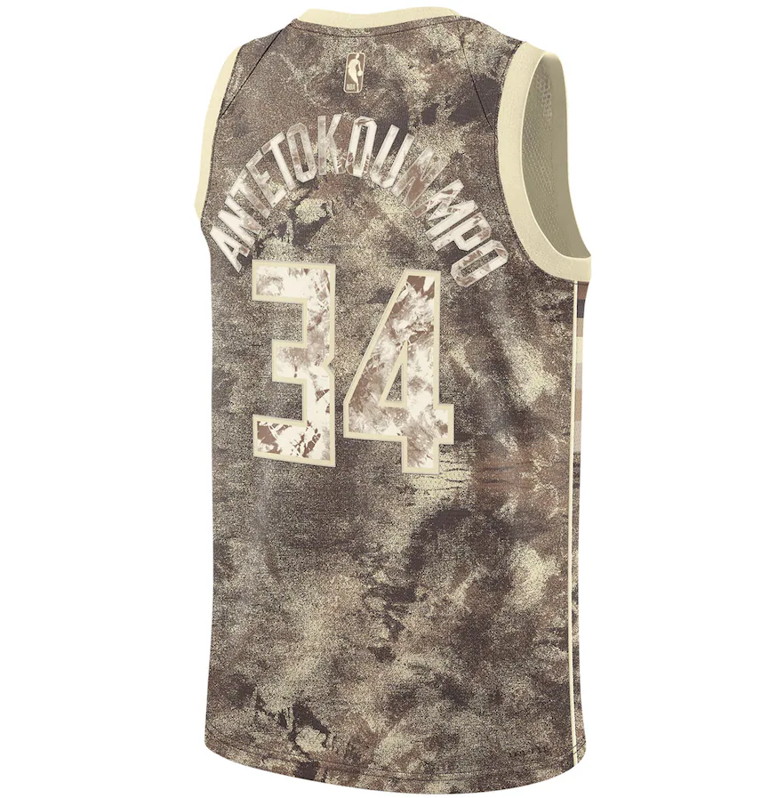 Maillot Milwaukee Bucks Swingman Personnalisable