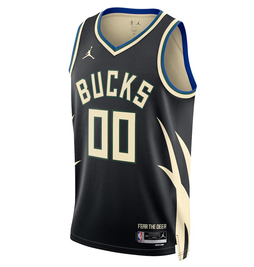 Maillot Milwaukee Bucks Swingman Personnalisable