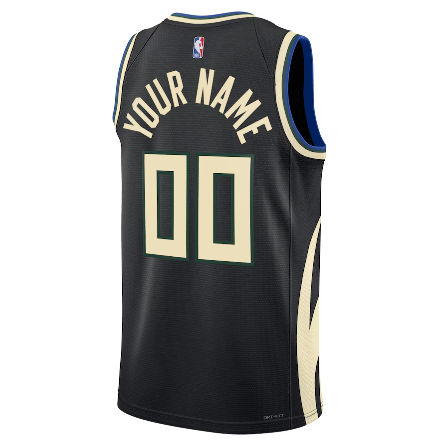 Maillot Milwaukee Bucks Swingman Personnalisable