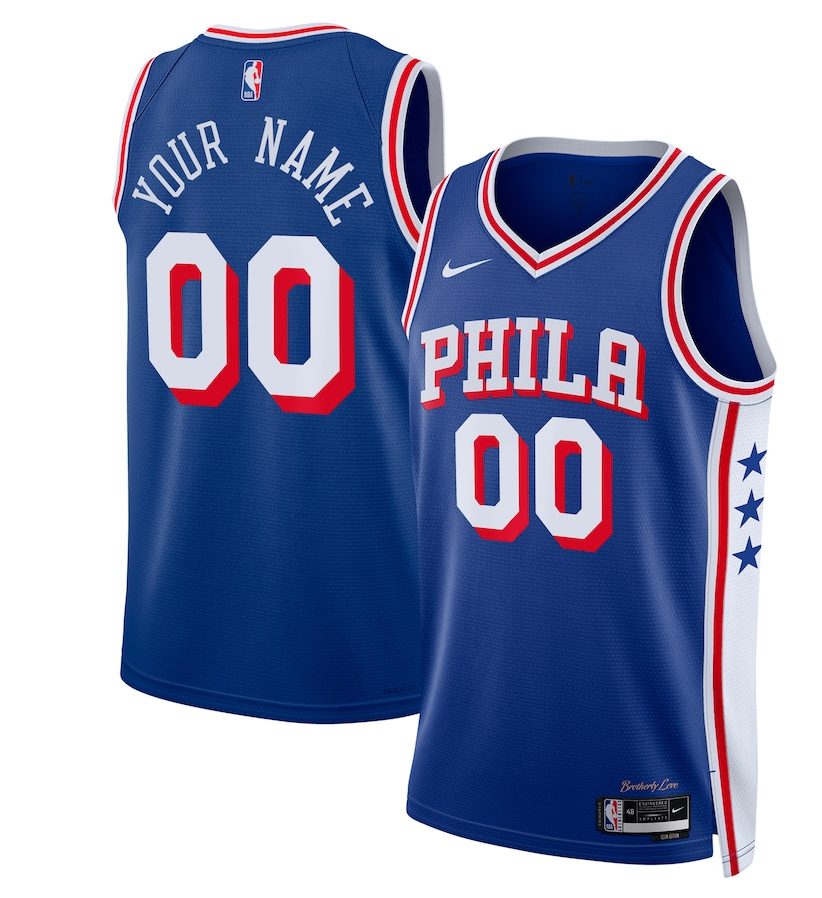 Philadelphia 76ers Swingman Customizable Jersey