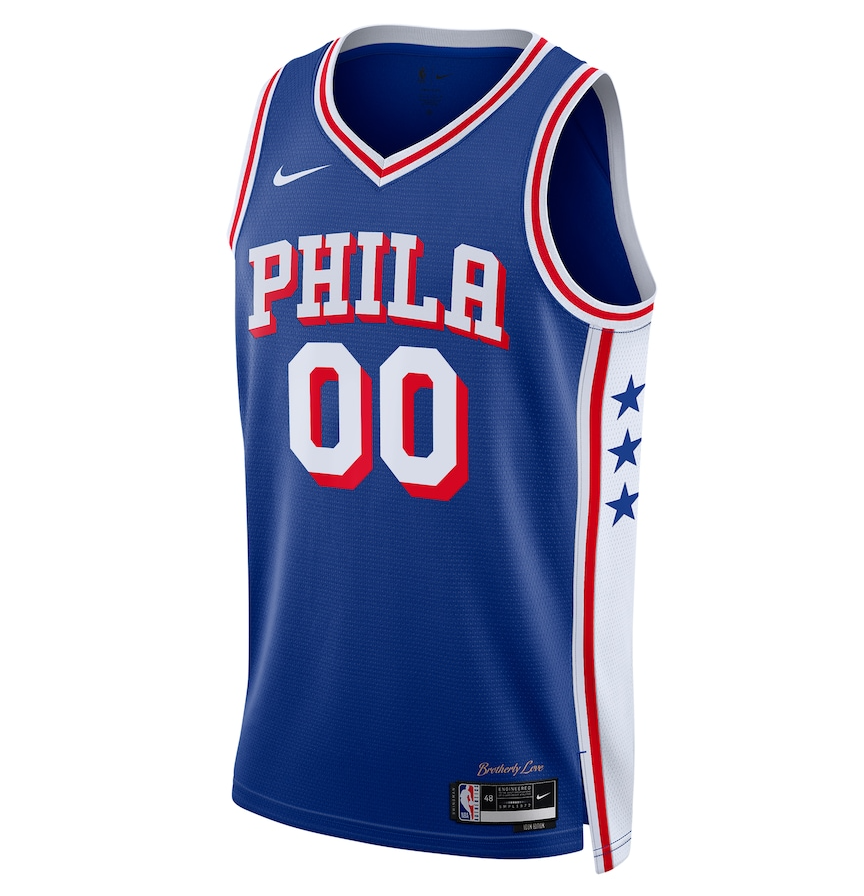 Maillot Philadelphia 76ers Swingman Personnalisable