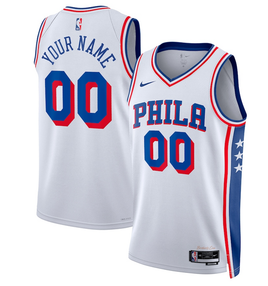 Philadelphia 76ers Swingman Customizable Jersey