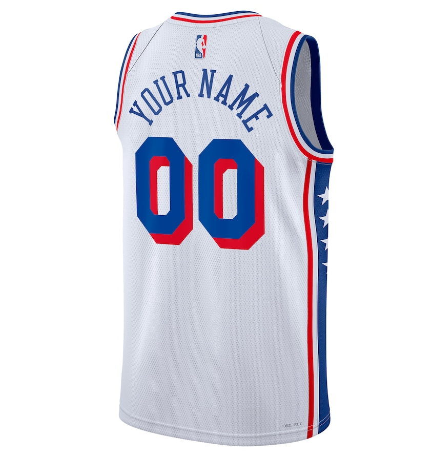 Philadelphia 76ers Swingman Customizable Jersey