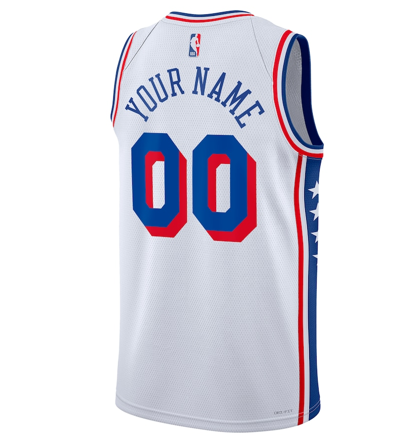 Maillot Philadelphia 76ers Swingman Personnalisable