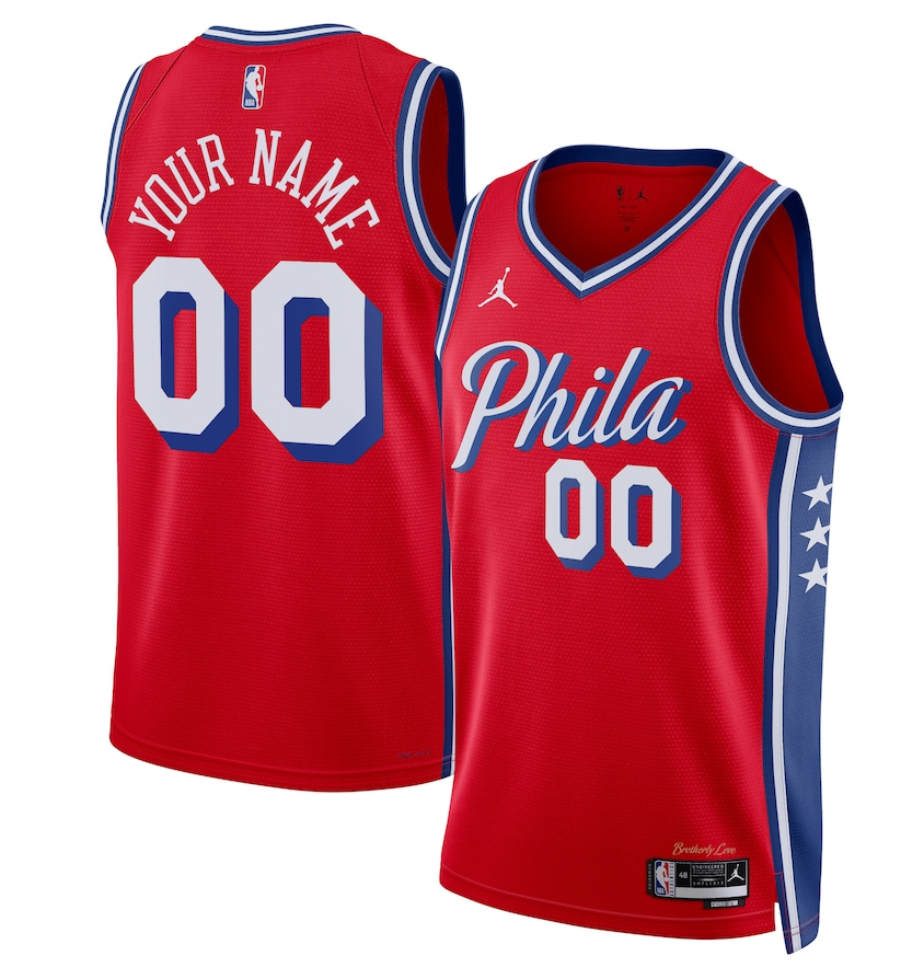 Maillot Philadelphia 76ers Swingman Personnalisable