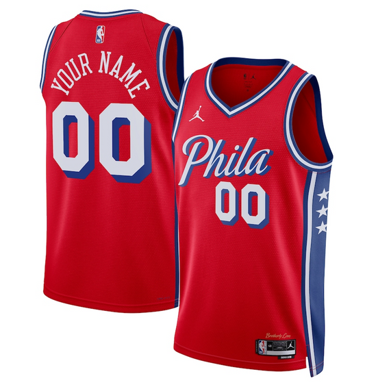 Philadelphia 76ers Swingman Customizable Jersey