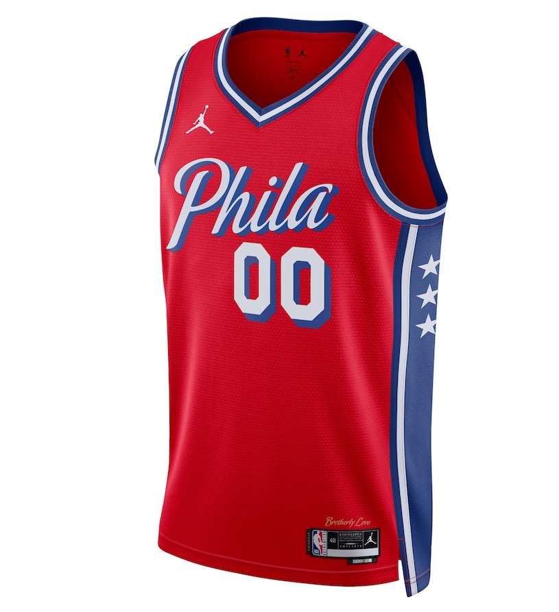 Philadelphia 76ers Swingman Customizable Jersey