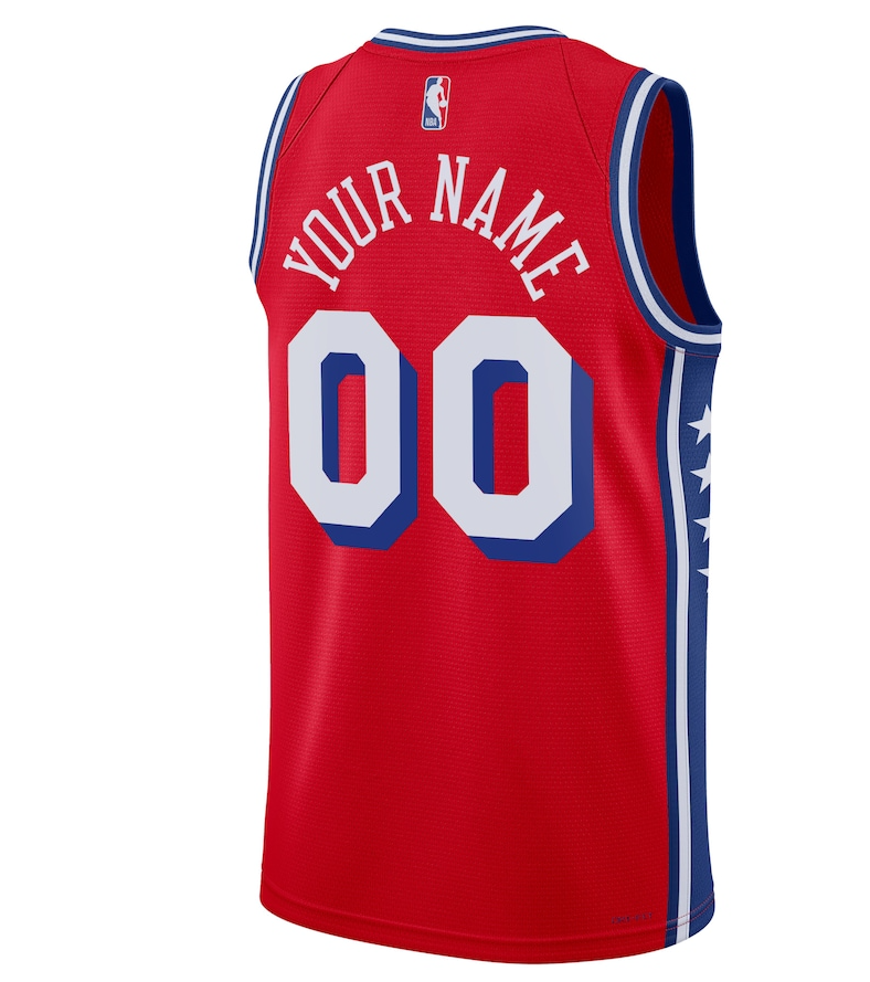 Philadelphia 76ers Swingman Customizable Jersey