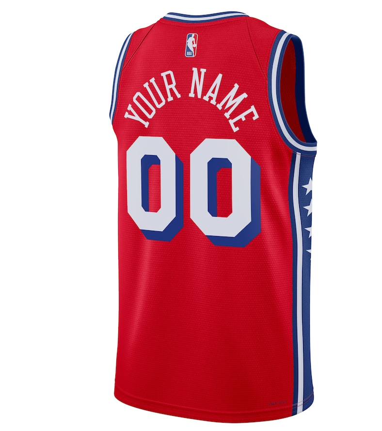 Maillot Philadelphia 76ers Swingman Personnalisable