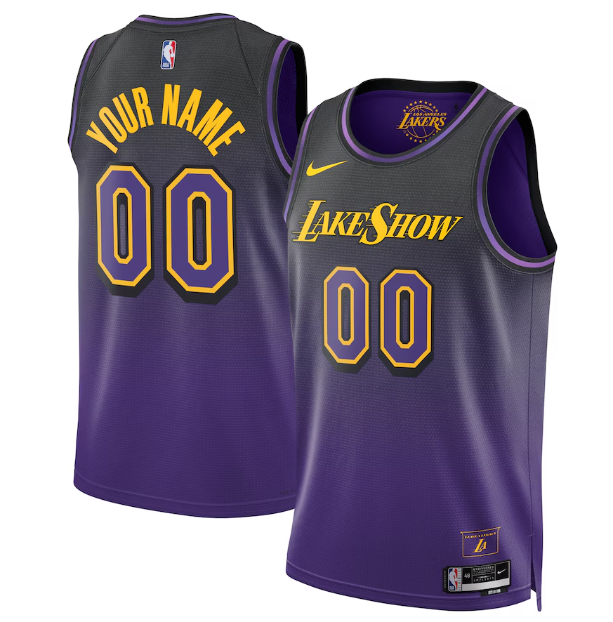 Los Angeles Lakers City Edition Customizable Jersey