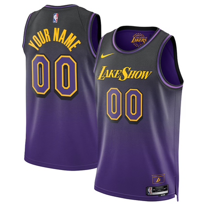 Maillot Los Angeles Lakers Edition City Personnalisable
