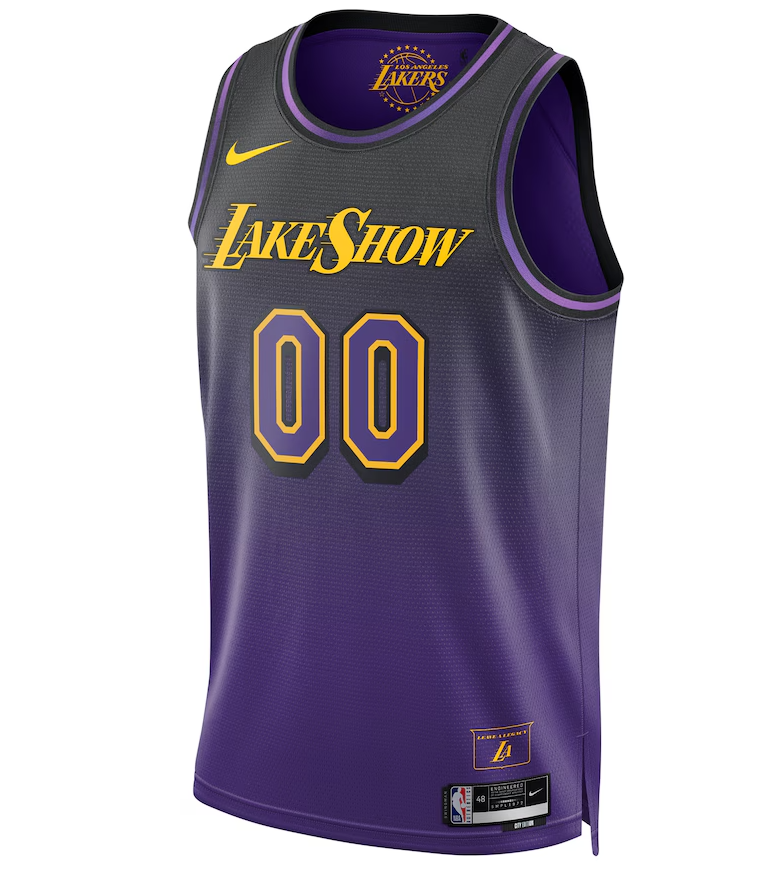 Los Angeles Lakers City Edition Customizable Jersey