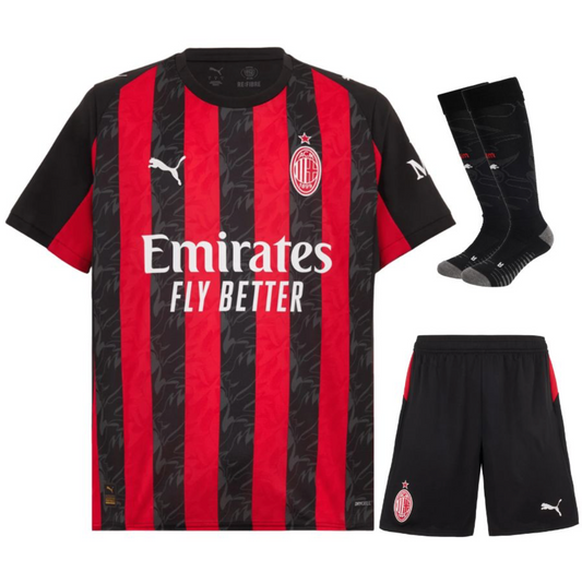MAILLOT KIT ENFANT AC MILAN DOMICILE 2025/26