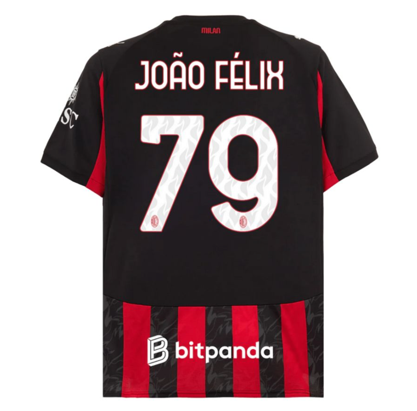 MAILLOT KIT ENFANT AC MILAN DOMICILE 2025/26 JOÃO FÉLIX
