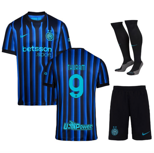 MAILLOT KIT ENFANT INTER MILAN DOMICILE 2025/26 THURAM