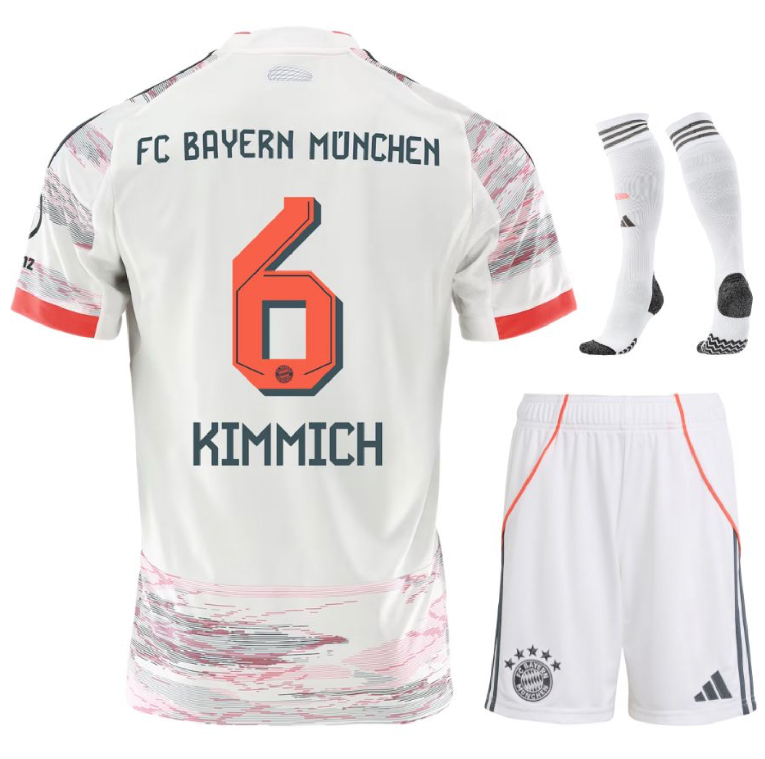 MAILLOT KIT ENFANT BAYERN EXTERIEUR 2025/26 KIMMICH