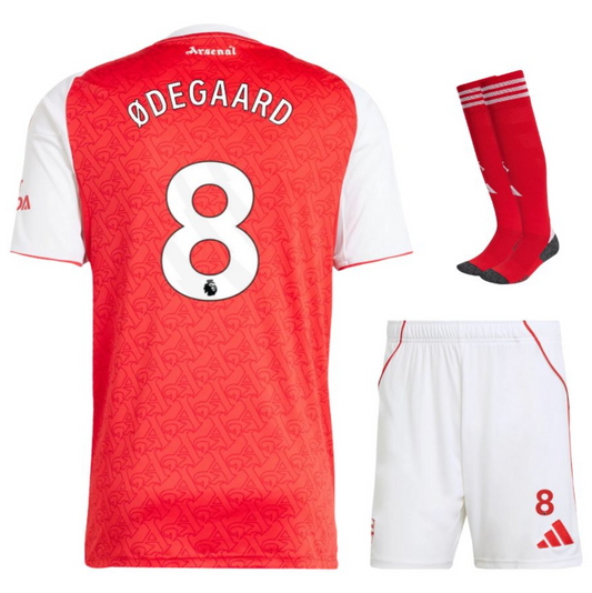 MAILLOT KIT ENFANT ARSENAL DOMICILE 2025/26 ODEGAARD