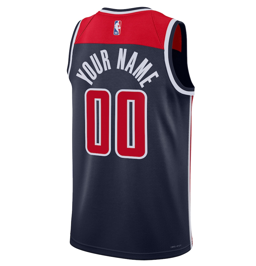 Washington Wizards Swingman Customizable Jersey