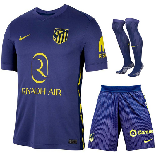 MAILLOT KIT ENFANT ATLETICO MADRID EXTERIEUR 2025/26