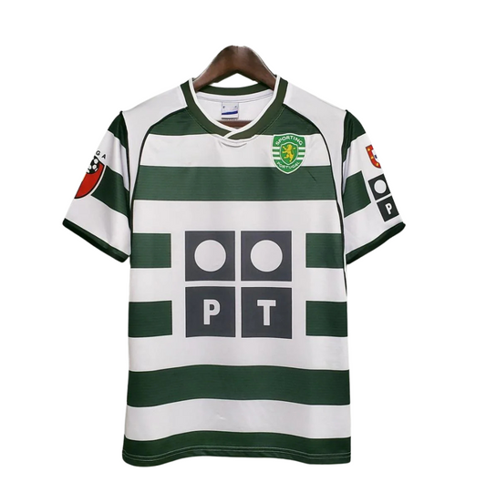 MAILLOT SPORTING PORTUGAL DOMICILE 2002/03