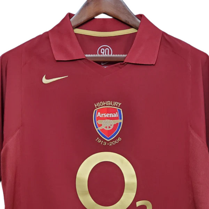 Maillot Arsenal Domicile 2005/06