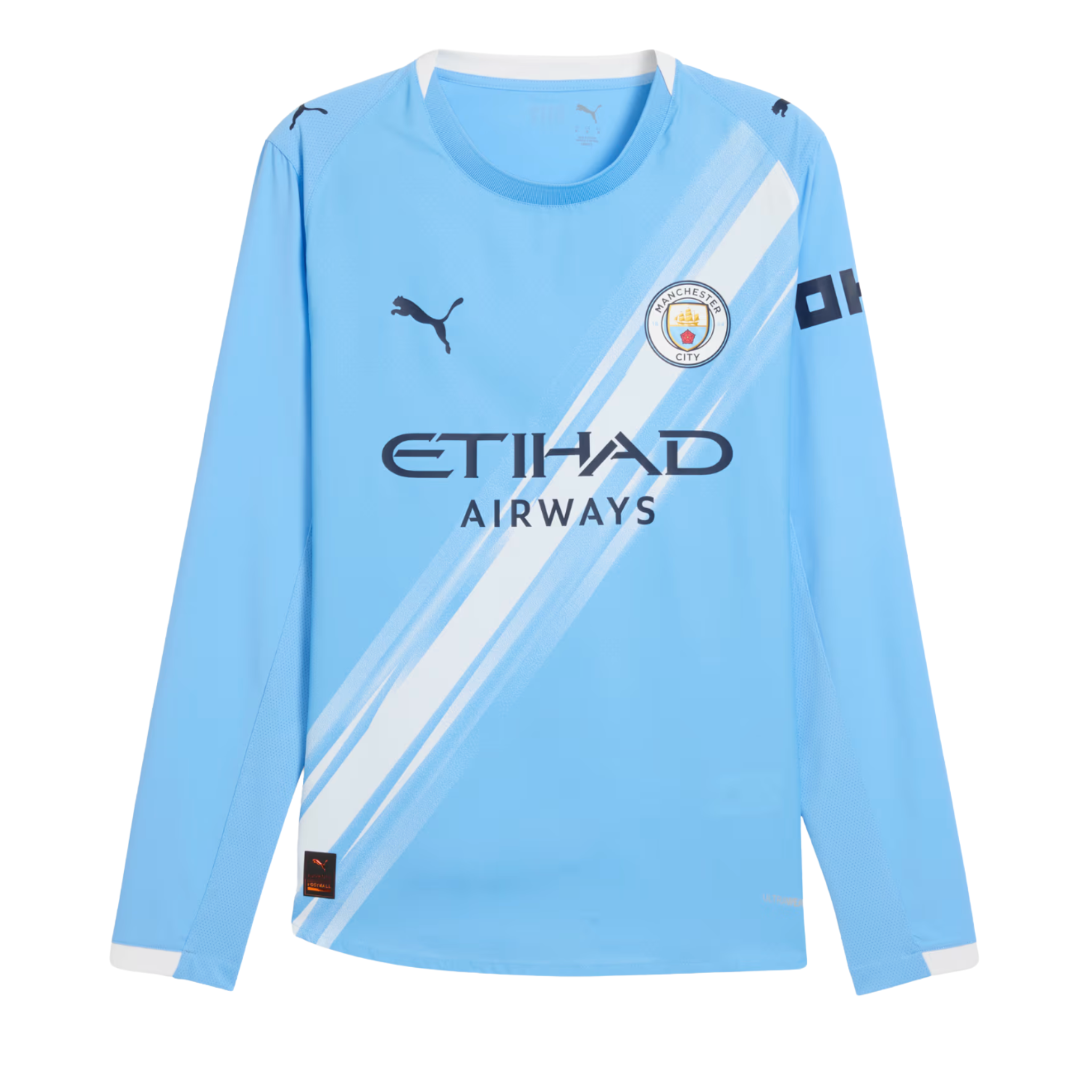 MAILLOT MATCH MANCHESTER CITY DOMICILE MANCHES LONGUES 2025/26