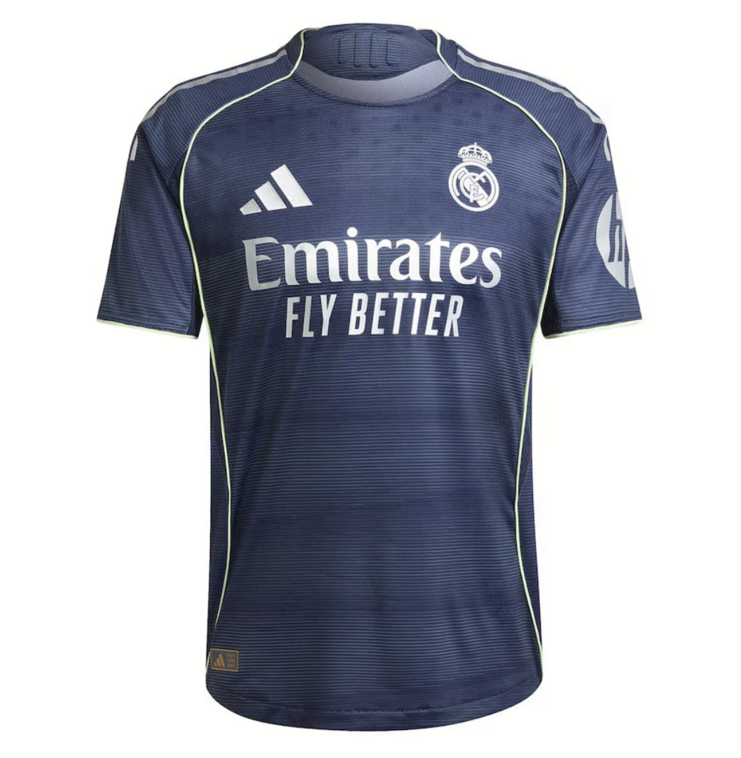 MAILLOT MATCH REAL MADRID EXTERIEUR 2025/26