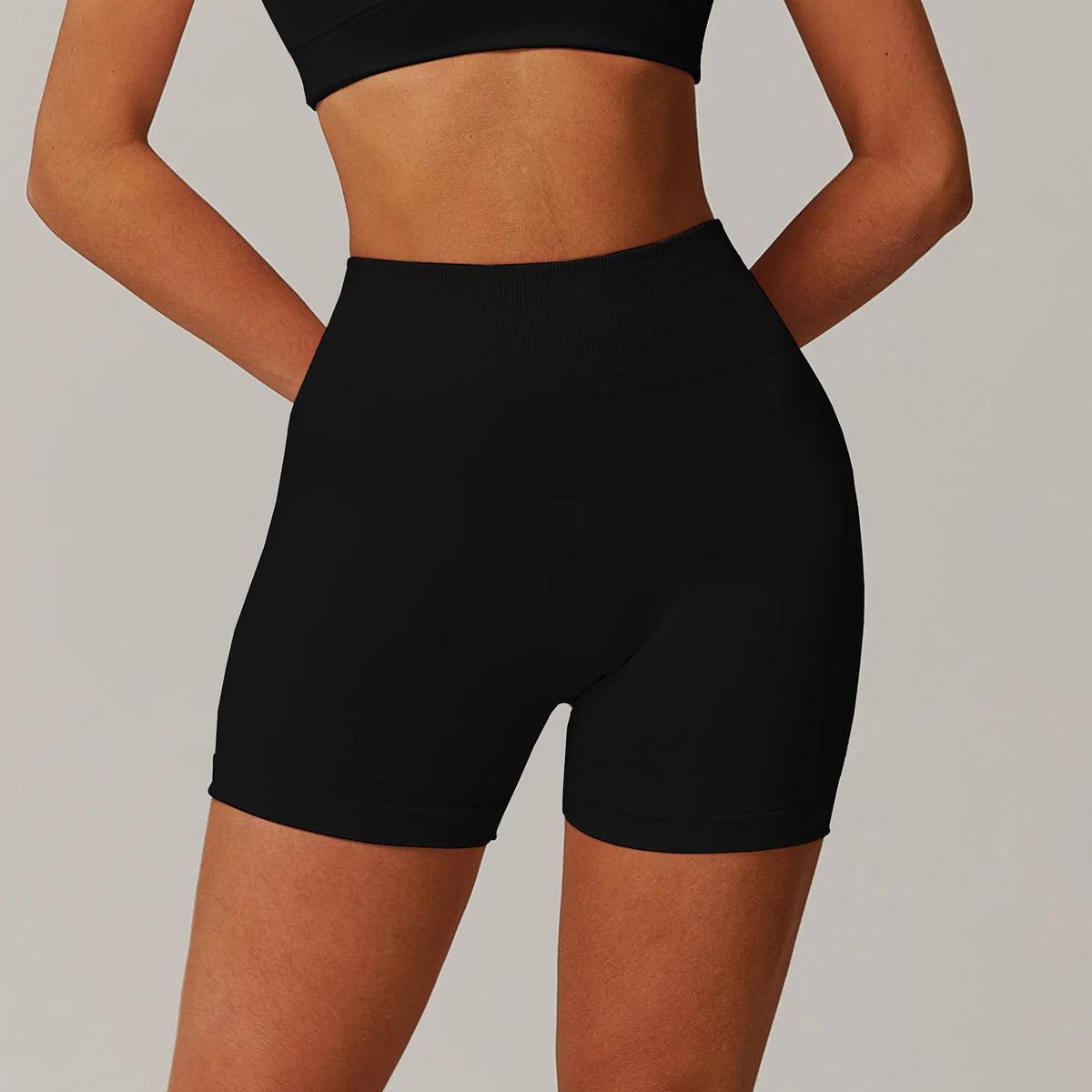 Women Seamless Slim Fit Yoga Set Sports Bra Tank Top Vest High Waist Leggings Biker Shorts Zipper Jacket Coat Fitness Gym Set