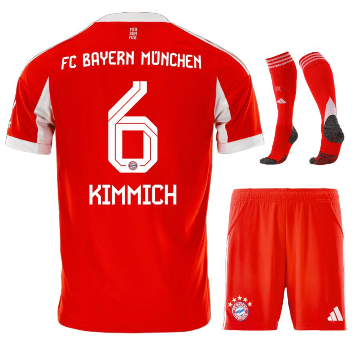 MAILLOT KIT ENFANT BAYERN DOMICILE 2025/26 KIMMICH