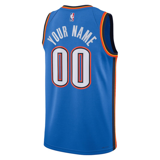 MAILLOT NBA OKLAHOMA CITY THUNDER PERSONNALISABLE 2025