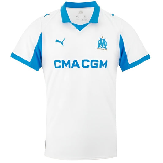 MAILLOT KIT ENFANT OLYMPIQUE DE MARSEILLE DOMICILE 2025/2026