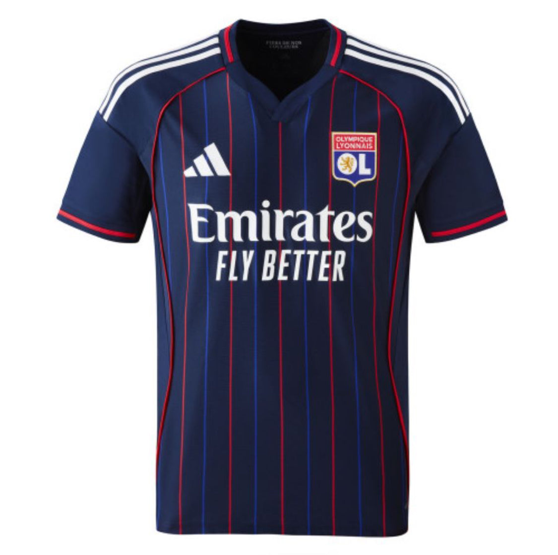 MAILLOT MATCH OLYMPIQUE LYONNAIS EXTERIEUR 2025/26