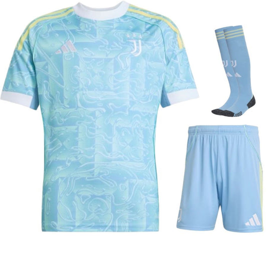 MAILLOT KIT ENFANT JUVENTUS EXTERIEUR 2025/26