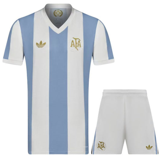 MAILLOT KIT ENFANT ARGENTINE 50E ANNIVERSAIRE 2024/25