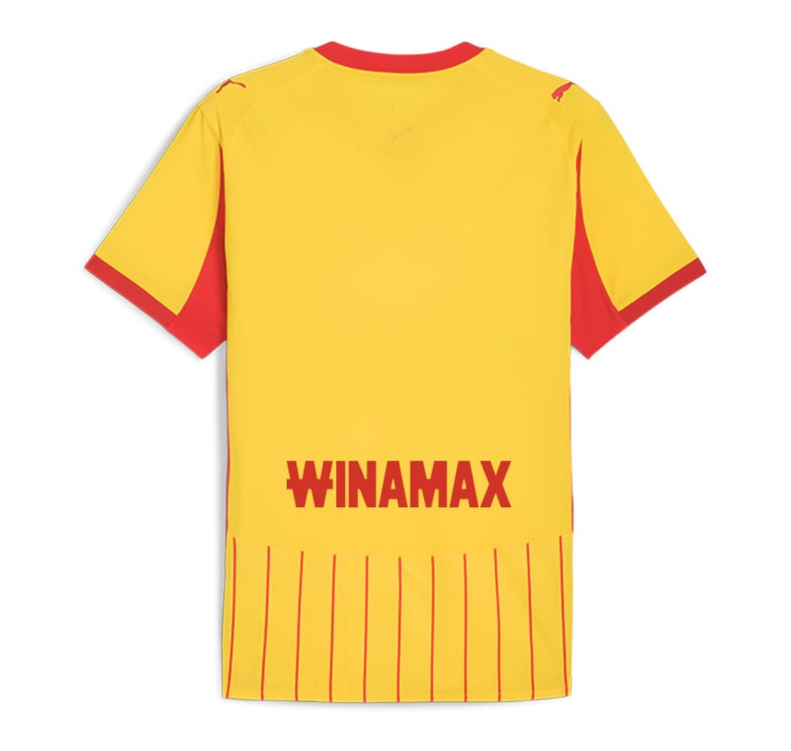 MAILLOT RC LENS DOMICILE 2025/26