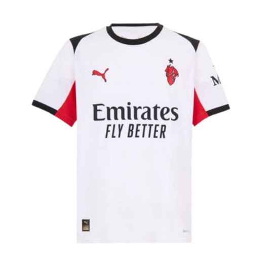 MAILLOT MATCH AC MILAN EXTERIEUR 2025/26