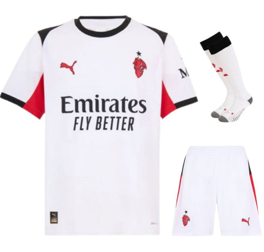 MAILLOT KIT ENFANT AC MILAN EXTERIEUR 2025/26