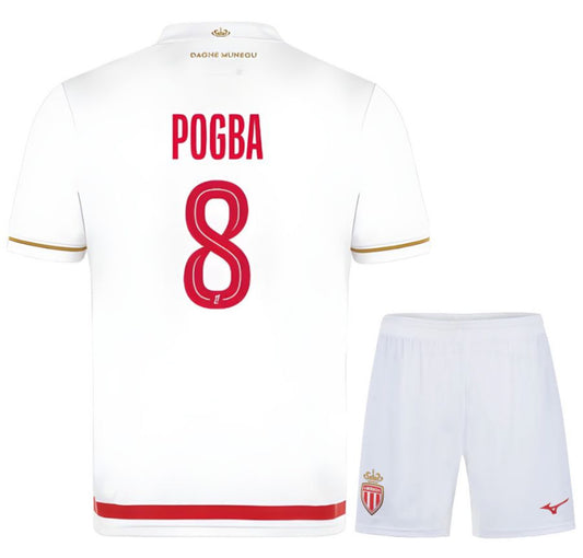 MAILLOT KIT ENFANT AS MONACO DOMICILE 2025/26 POGBA