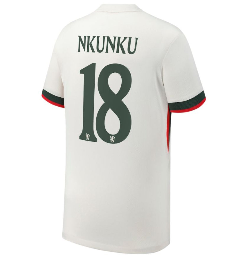 MAILLOT KIT ENFANT CHELSEA EXTERIEUR 2025/26 NKUNKU