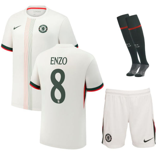 MAILLOT KIT ENFANT CHELSEA EXTERIEUR 2025/26 ENZO