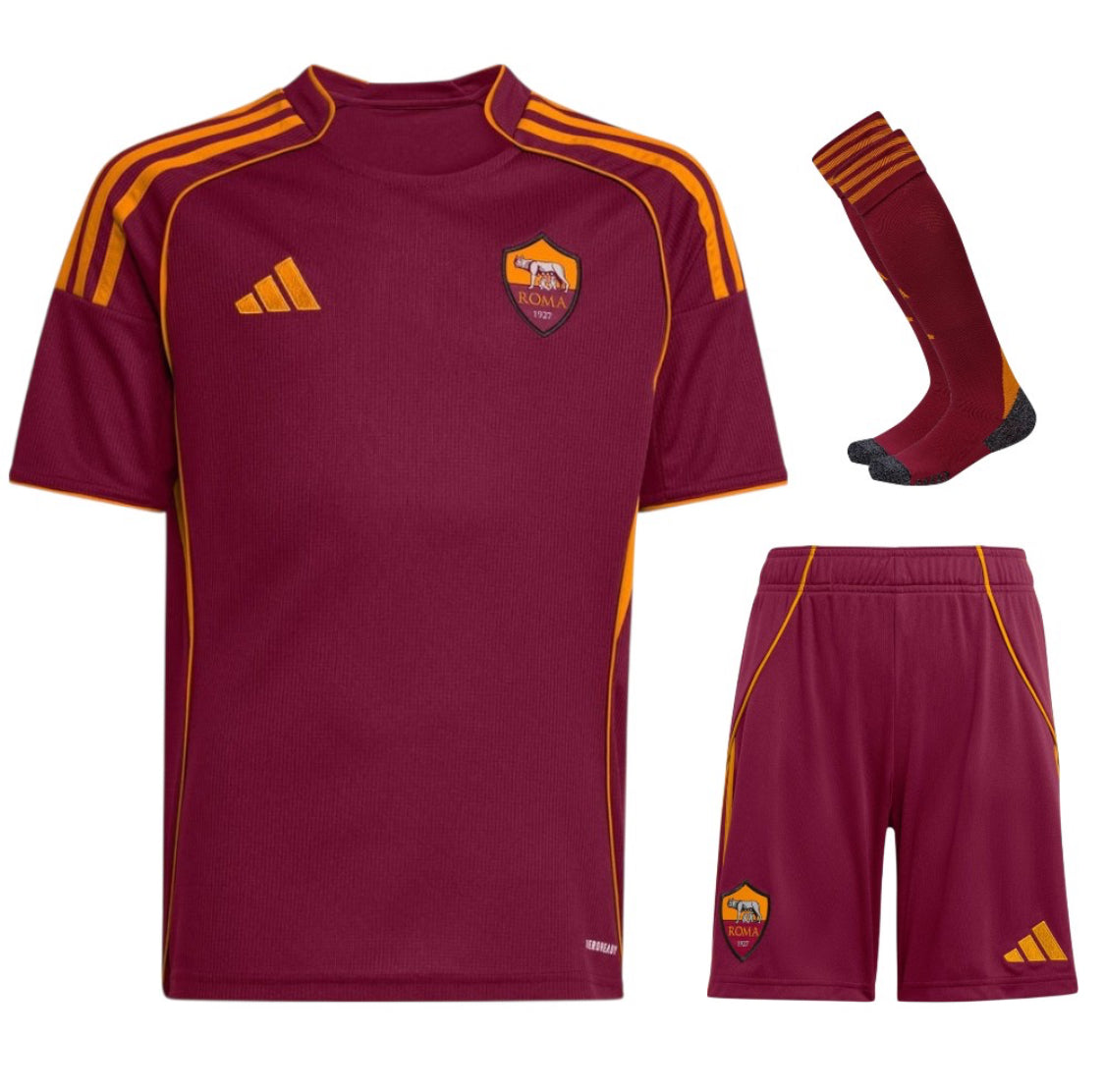 MAILLOT KIT ENFANT AS ROMA DOMICILE 2025/26