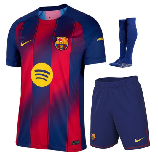 MAILLOT KIT ENFANT FC BARCELONE DOMICILE 2025/26