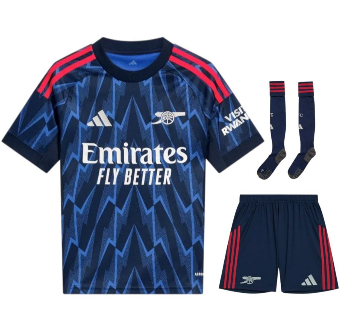 MAILLOT KIT ENFANT ARSENAL EXTERIEUR 2025/26