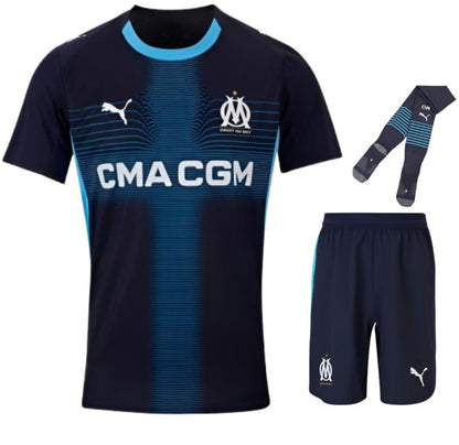 MAILLOT KIT ENFANT OLYMPIQUE DE MARSEILLE EXTERIEUR 2025/2026
