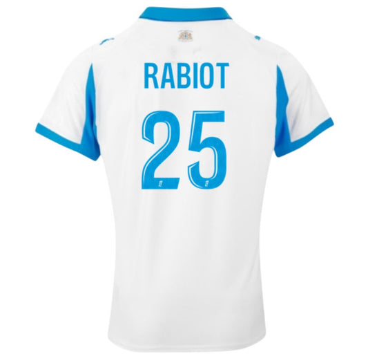 MAILLOT KIT ENFANT OLYMPIQUE DE MARSEILLE DOMICILE 2025/2026 RABIOT