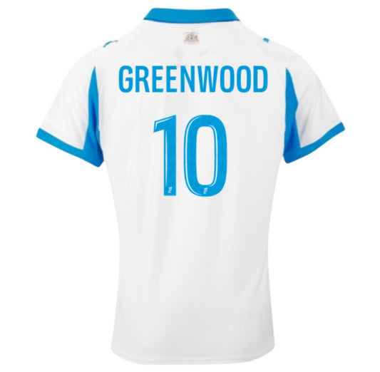 MAILLOT KIT ENFANT OLYMPIQUE DE MARSEILLE DOMICILE 2025/2026 GREENWOOD